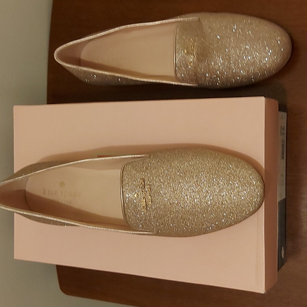 ♠️ Kate Spade Claudia Rose Color Glitter Flats